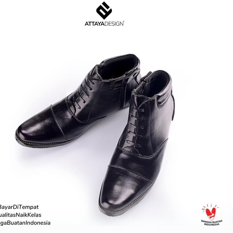 Harga Spesial Attaya Design Sepatu Pantofel Pria Dewasa Formal Kerja Kantor Kulit Asli Berkualitas M