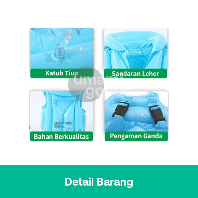 [rumahbayipdg] Rompi pelampung anak size L &amp; XL baju pelampung anak terlaris