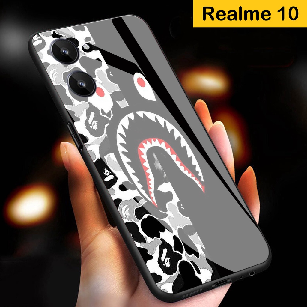 Softcase Glass [S43] REALME 10 4G - casing pelindung - REALME 10 4G - pelindung handphone - REALME 1