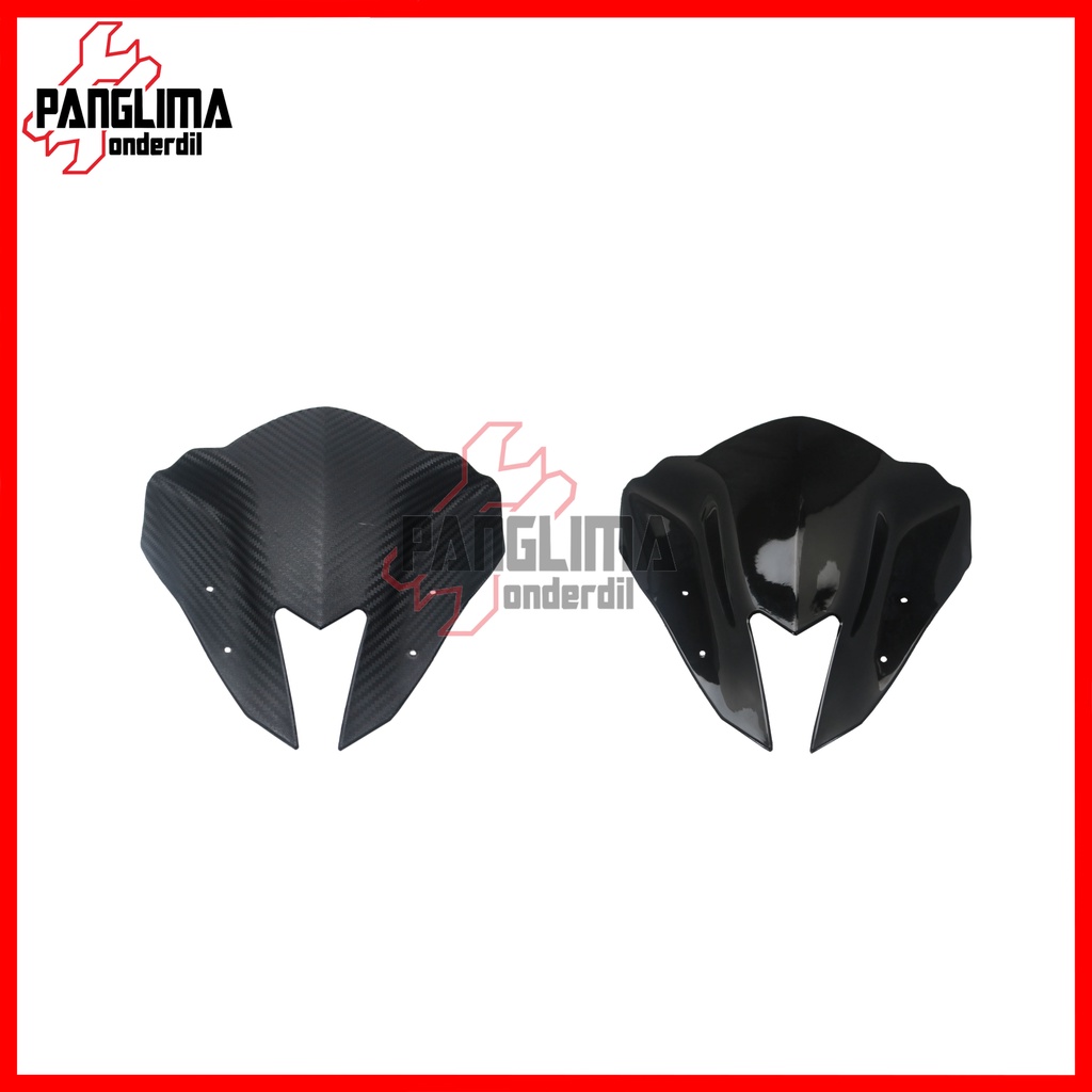 Visor Model Batman Aerox 155 New-Old-Lama-Baru Windshield-Winsil-Winshild-Wind Shield-Sil-Shild Hitam-Karbon-Carbon