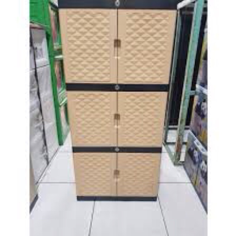 Lemari plastik 3 susun