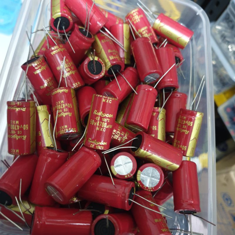 elco 4700uf 50v Rubycon Red no 1 isi full