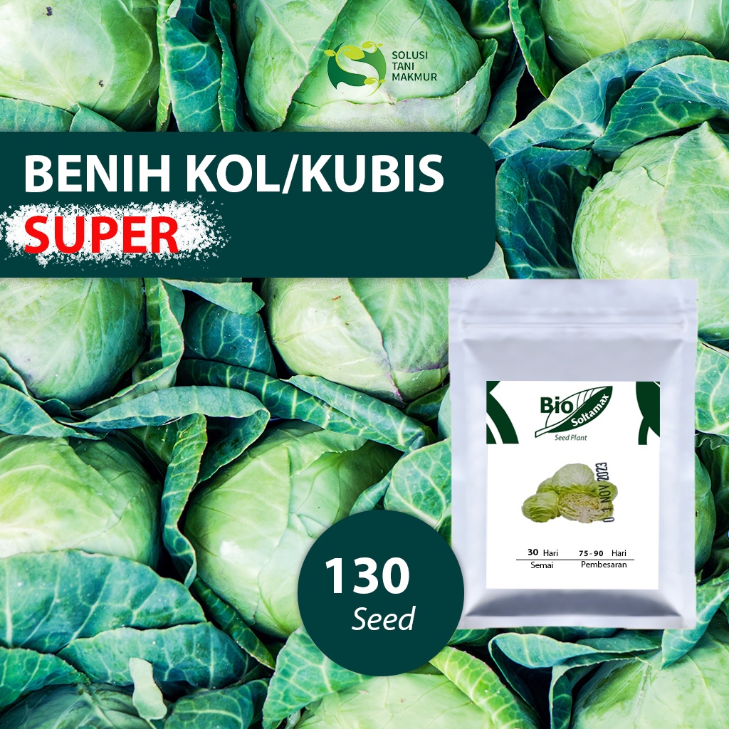 Jual Solusitanimakmur Benih Kubis Bibit Kol Bulat Super Shopee