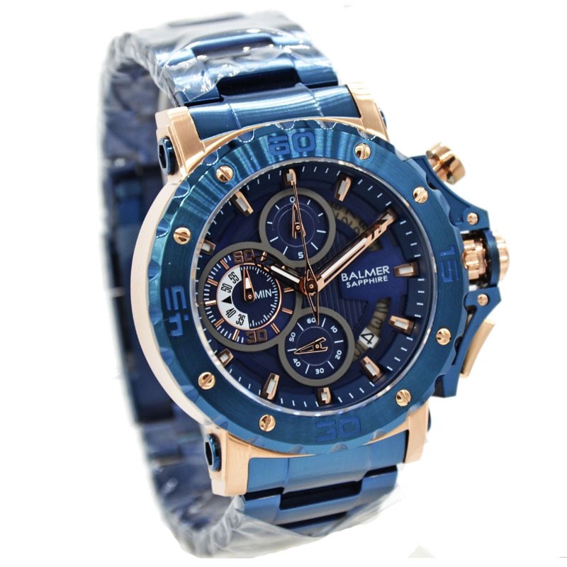 Jam Tangan Pria Balmer B.7975/B7975 Sapphire (Blue) Original