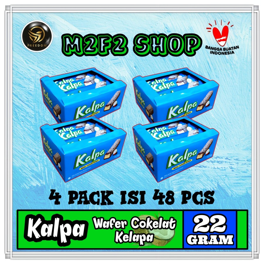 

Kalpa Wafer Cokelat Kelapa - 22 gr (Kemasan 4 Pack)