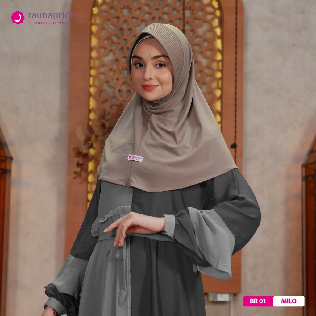 Rauna - Hijab Instant - Bergo 01 Milo