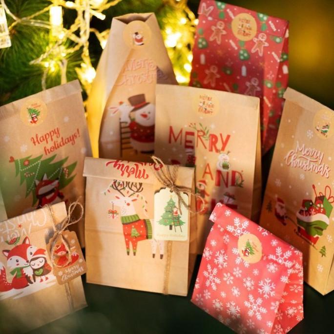 

[DIJUAL] 24SET PAPER BAG NATAL CHRISTMAS KANTONG KEMASAN NATAL PAPER RTGR66546R