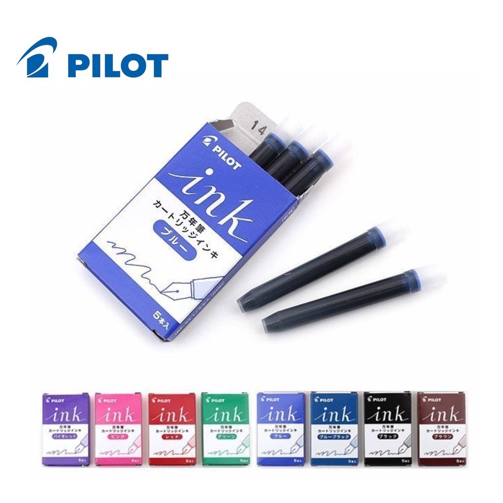 

Refill Pilot Kakuno Ink Cartridge / Tinta Isi Ulang Isi 5 IRF-5S Bu