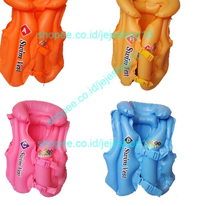 Terlaris JEJE Pelampung Anak Rompi Renang ABCD