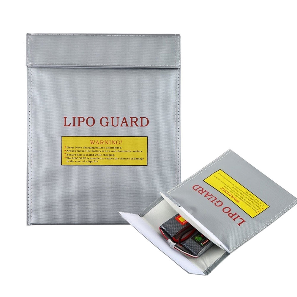 Generic RC LiPo Battery Safety Guard Charge Bag 29 x 22.5 cm - AA401 - OMBT1WSV Silver