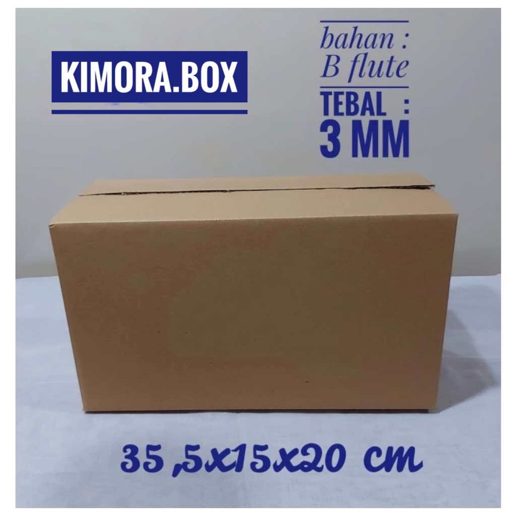 

Kardus karton uk. 35,5x15x20 cm Kotak Box ST untuk packing Souvenir