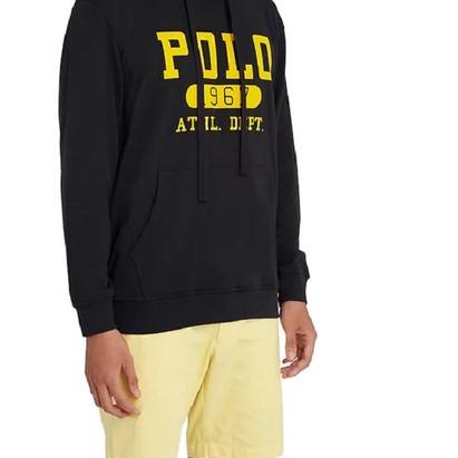 COD✔️POLO - 7701.12 Hoodie Mens - Black|SQ4