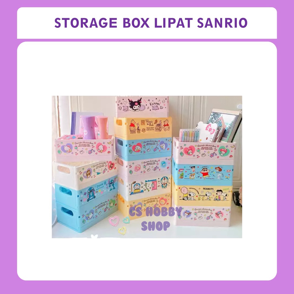 Storage Box Lipat Sanrio My Melody Kuromi