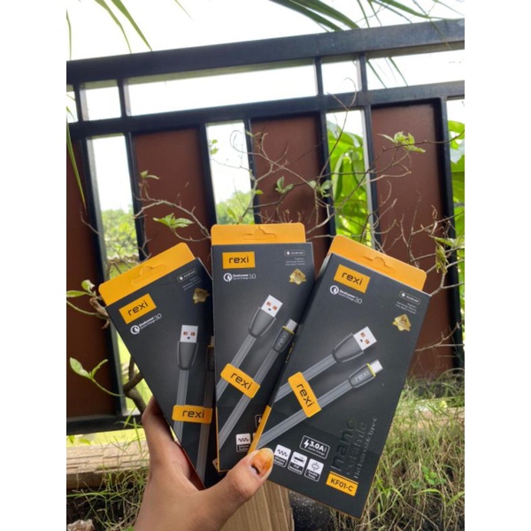 kabel data REXI KF01-C nano ceramic fast charging 2.4A
