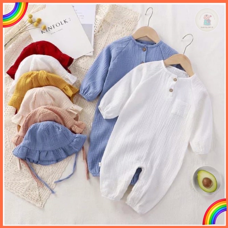 Jumper Bayi Unisex IMPORT / Romper Bayi / Sleepsuit Bayi Import /Jumper Anak bayi