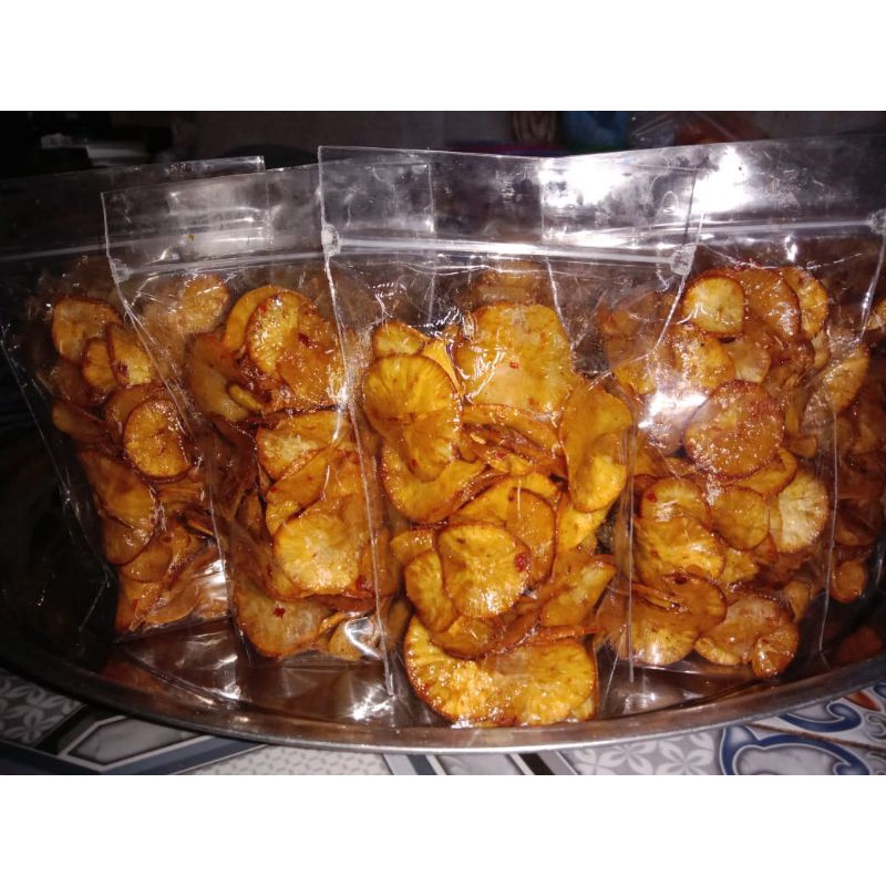 

Keripik Singkong Pedas Manis 100gram