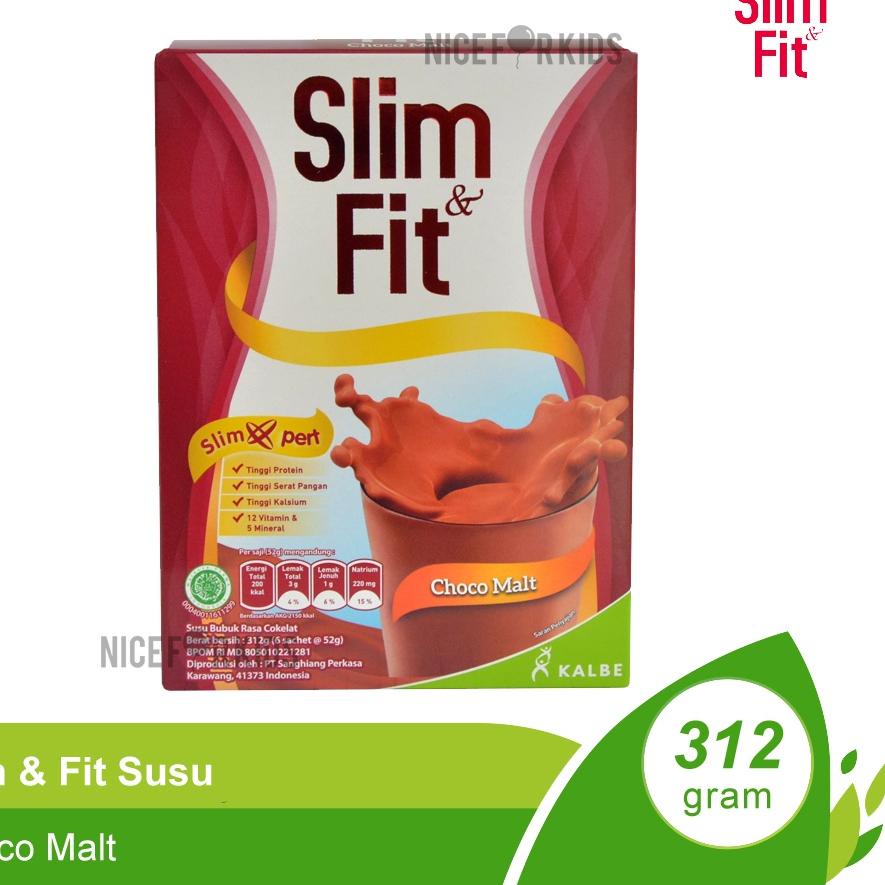 

Terbaru Slim & Fit Susu Pelangsing SlimFit Nutrisi Diet Sehat / Susu Slim Fit Untuk Diet 6x52 gr