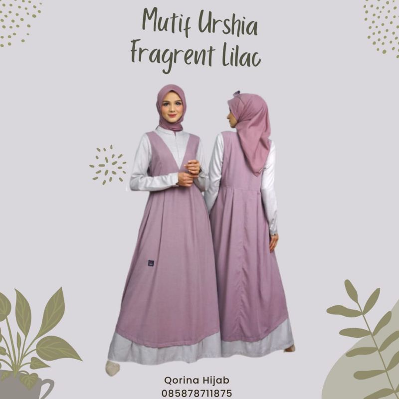 Gamis mutif terbaru / mutif urshia / gamis katun / gamis dewasa