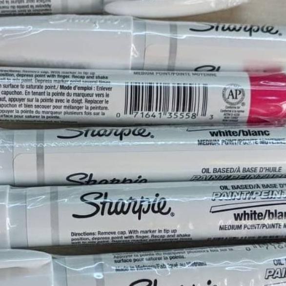 

[CODE WP16] sharpie white oil based marker pen ultra boost pure boost nike adidas spidol pemutih sneaker [AHT]