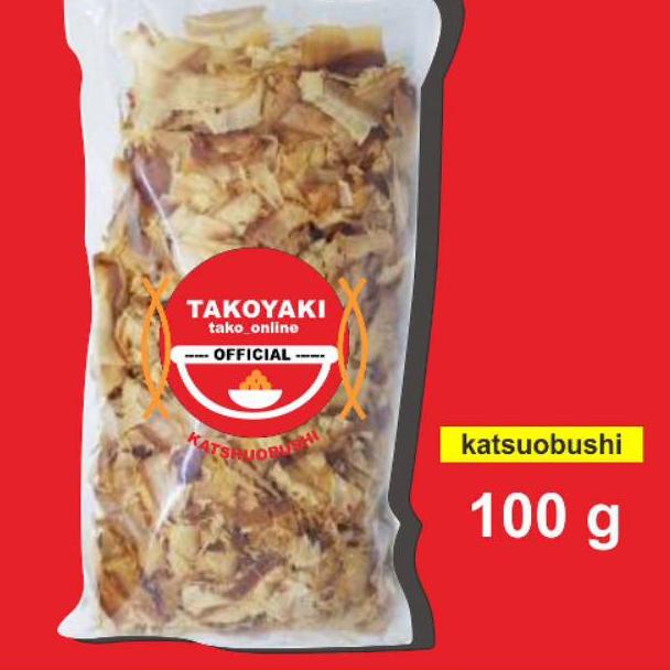 

(E-Q5Q-✓) TERMURAH KATSUOBUSHI 100 Gram GRADE A / IKAN CAKALANG ASAP KERING UNTUK TAKOYAKI berkualitas