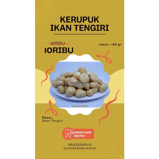 

Camilan "Kerupuk Ikan Tenggiri" by yravan.foodstore
