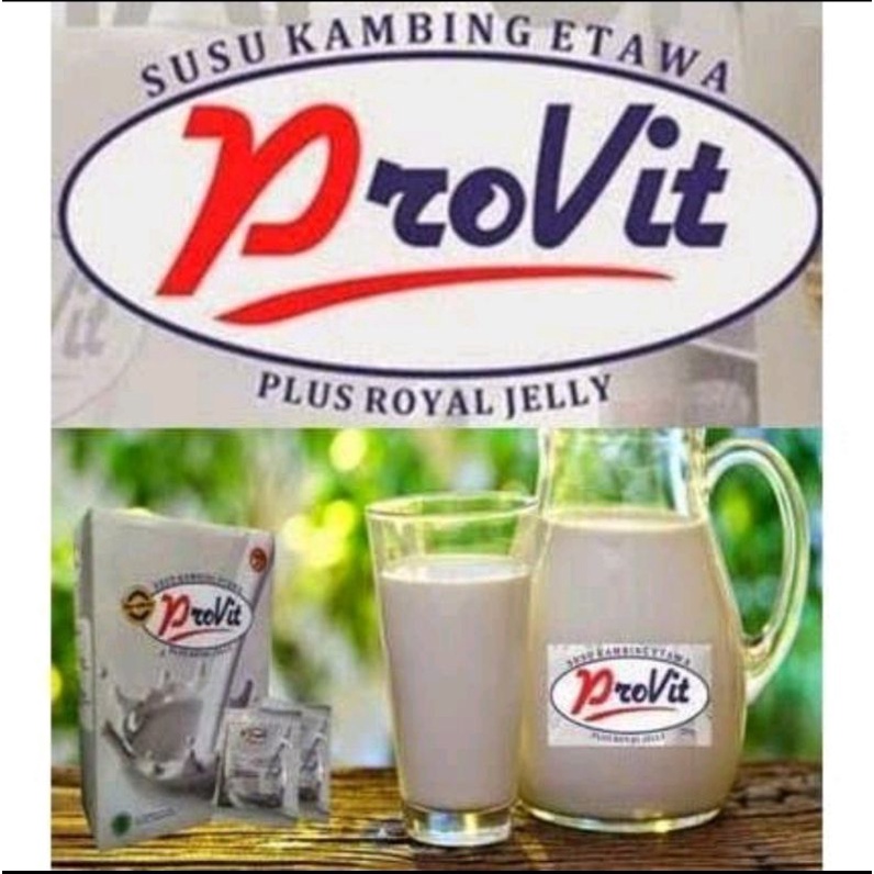 

susu kambing etawa provit plus royal jelly 1 box isi 50 sashe originalt