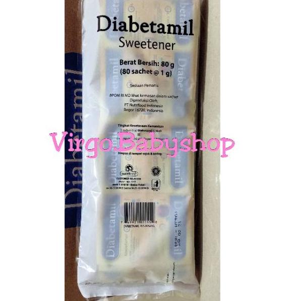 

・ Diabetamil Gula untuk Diabetesi 80sachet @1gr ュ