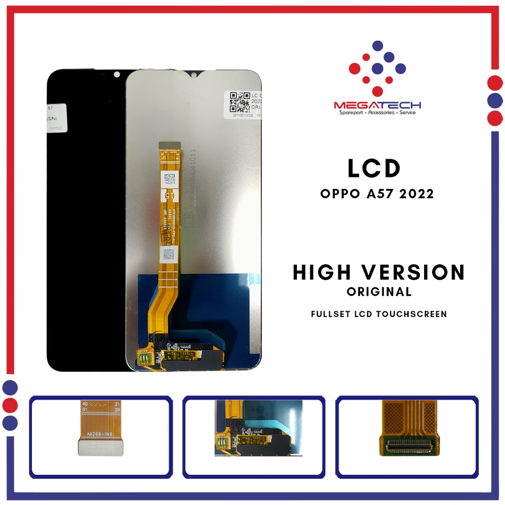 LCD Oppo A57 2022 / Oppo A17 / Oppo A17K Fullset Touchscreen