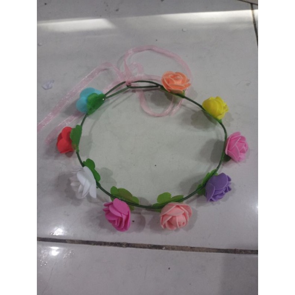 flowers headband (bando bunga)