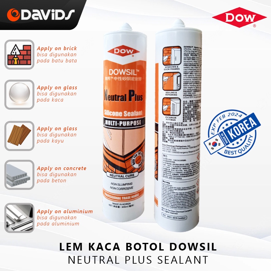 Lem Kaca Akuarium Sealant Aquarium Sealent Silent Mobil Dowsil Netral