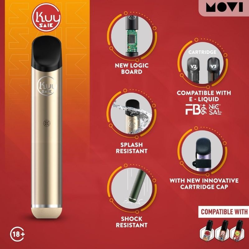 KUY POD V3 KUY SAIK DEVICE ONLY AUTHENTIC (TANPA CARTRIDGE)