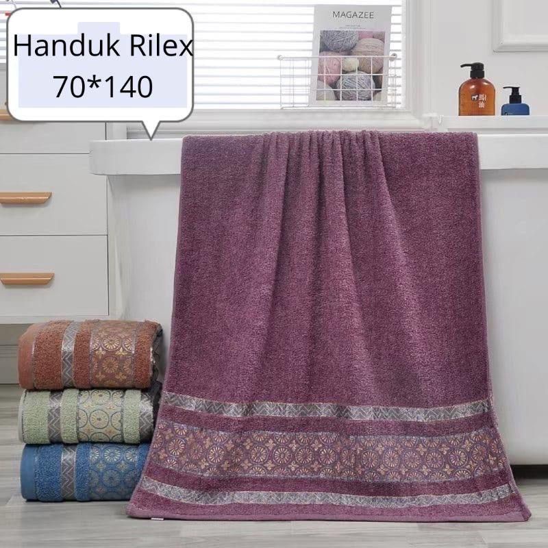 Handuk Mandi Dewasa Handuk Rilex uk 70x140 Termurah