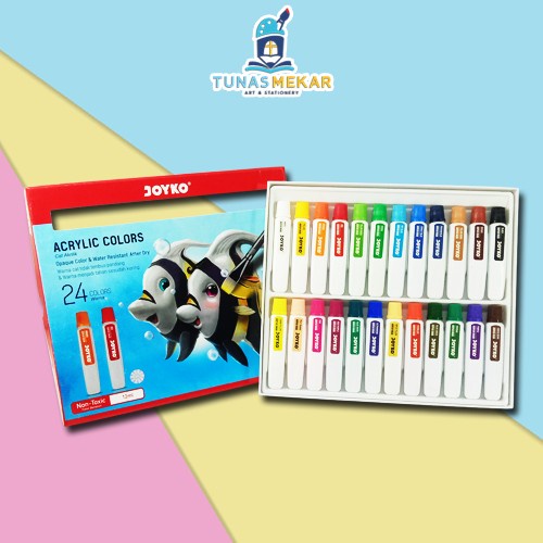 

Cat Akrilik Acrylic Color Joyko ACC-12ML - ACC-12ML-24Wrna