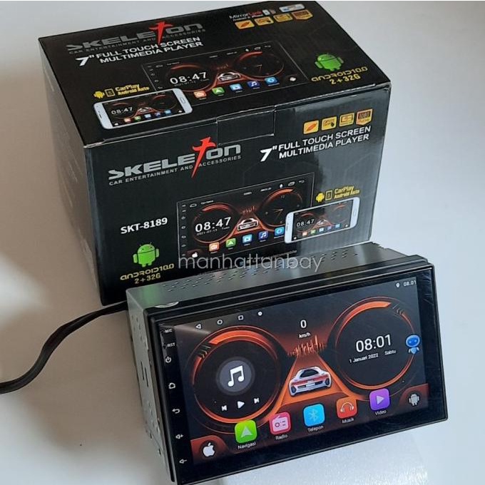 [RAM 2GB/ROM 32GB] Head Unit Android Skeleton 7 Inch