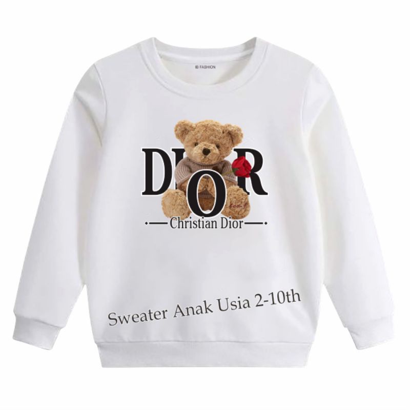 ((IB))SWEATER ANAK2 UNISEX/BEAR DIGITAL SABLON