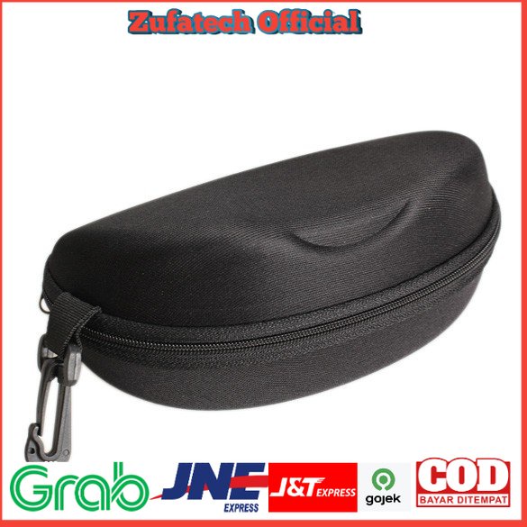 Kotak Kacamata EVA Hardcase Protector Waterproof - JL-10028 - Black