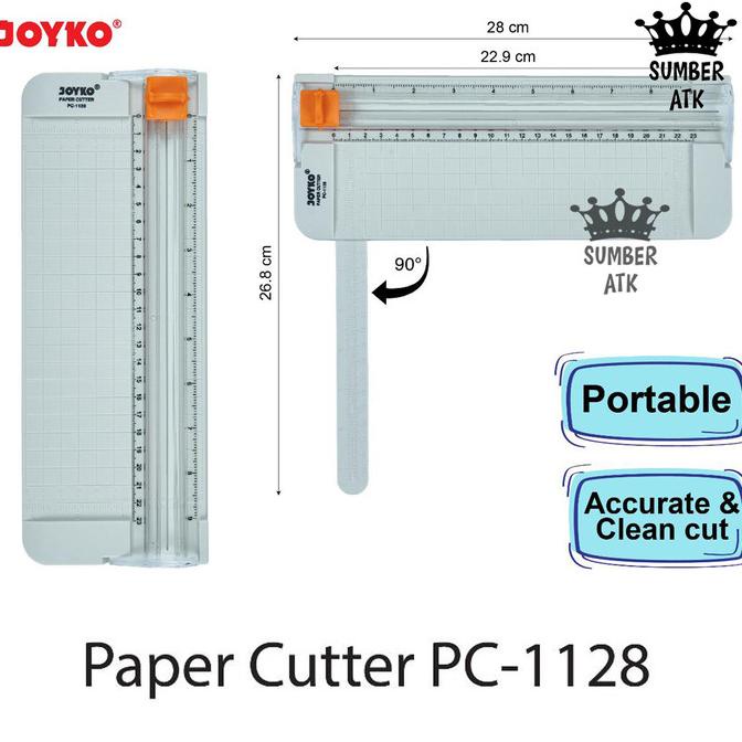 

Pemotong Kertas Paper Cutter Joyko PC-1128 A5