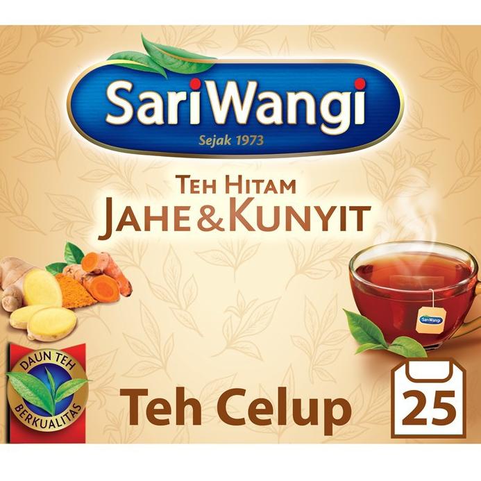 

₨ Sariwangi Teh Hitam Jahe & Kunyit 25 Teh Celup 37.5 gr ヸ