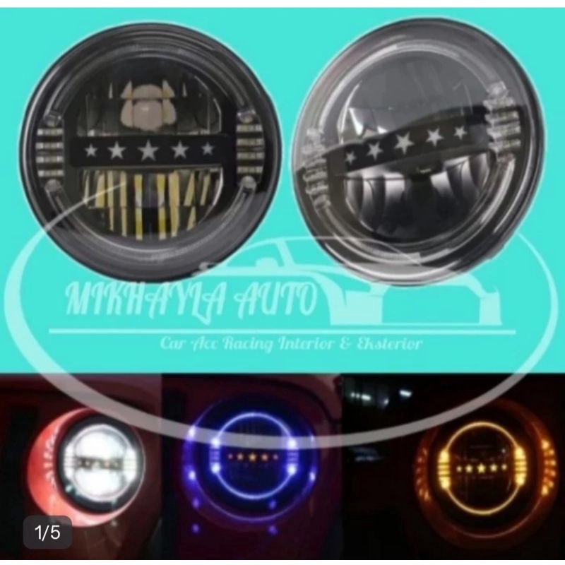 Head Lamp LED Daymaker 7Inch Aeslux Jepp Hardtop Jimny Rubicon