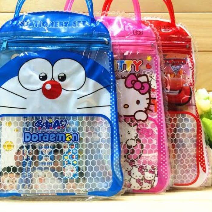 

ツ Stationery Set / Stationery Set Tas 7In1 Karakter / Paket Alat Tulis Kemasan Tas 2235 ....