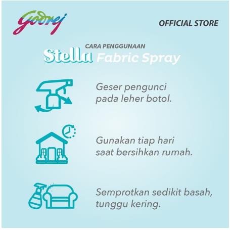 ^ KYRA ^ Stella Disinfectant Fabric Spray Fresh Protect Bunuh Kuman Pada Permukaan Kain