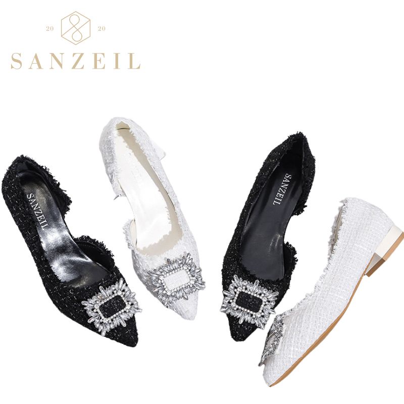 SANZEIL UBRAN Sepatu Pansus Kasual dengen Acc Diamond