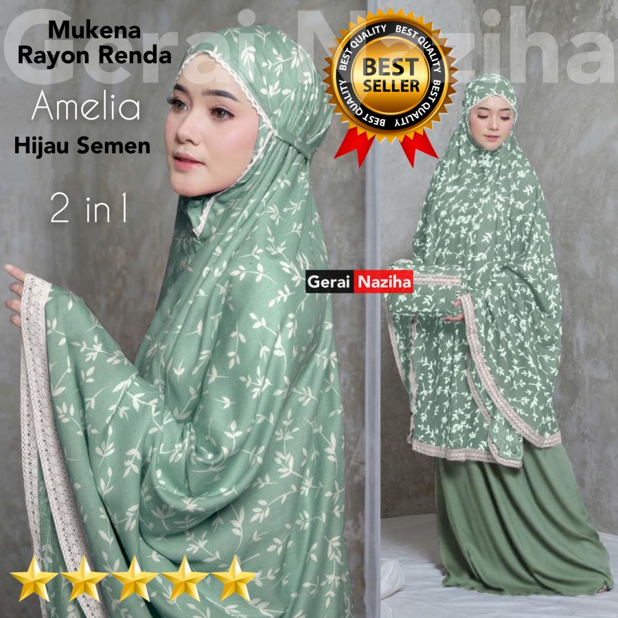 Mukena wanita Murah dewasa rayon Travelling parasut J9N0 original polos 2 IN 1 travel tebaru 2022 co
