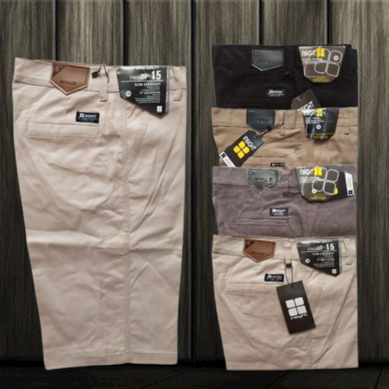 CELANA PENDEK PRIA CHINO JUMBO BIG SIZE bahan chinos street/melar longgar