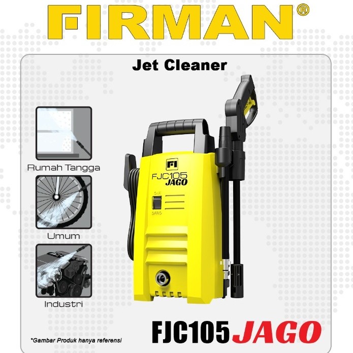 Jet Cleaner Cuci Steam Motor Mobil Listrik FIRMAN JAGO FJC 105 FIRMAN