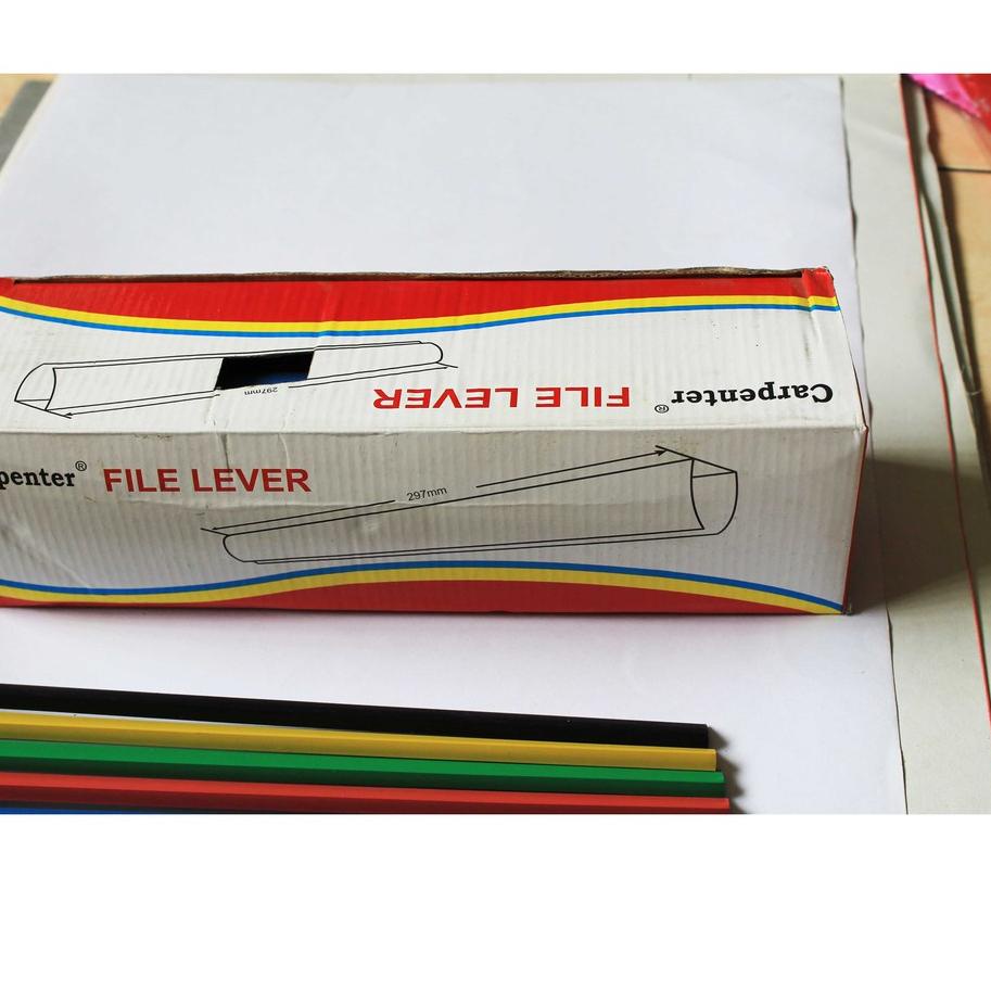 

ERV194 SOS Slide Binder CARPENTER A4 6mm(10pc) / Tulang Jilid |