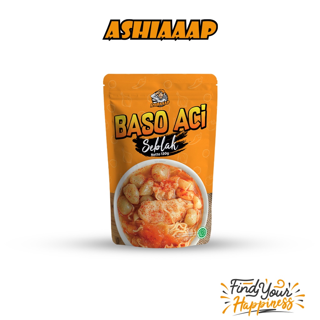 Jual Ashiaaap Bakso Aci Seblak Instant 130 Gram Boci Baso Pedas