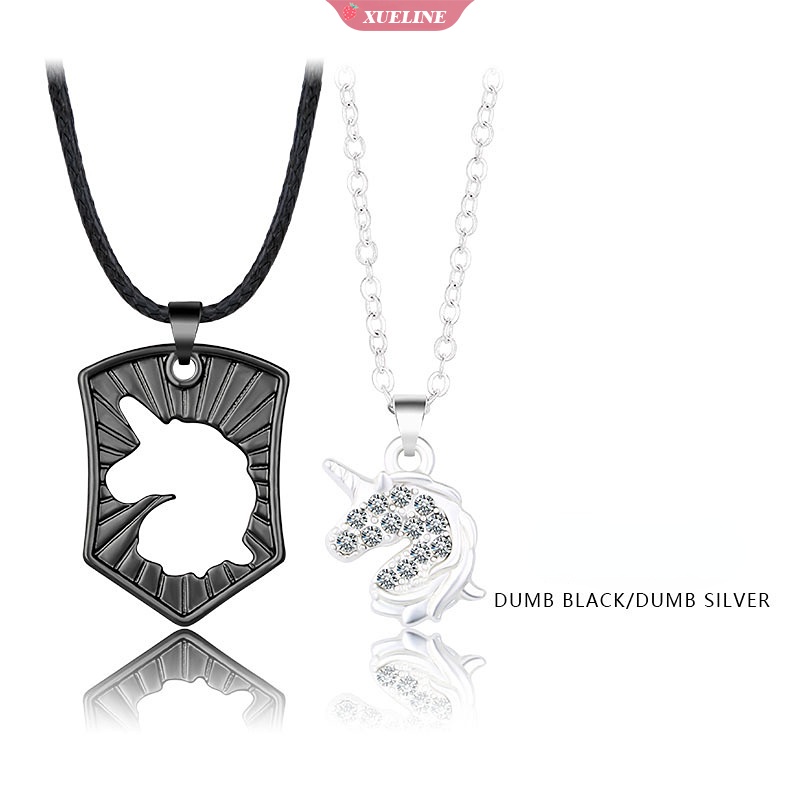 New fashion unicorn Kalung Indah Berongga Liontin Kalung Populer Rantai Liontin Hadiah Perhiasan Anti Karat [ZXL]
