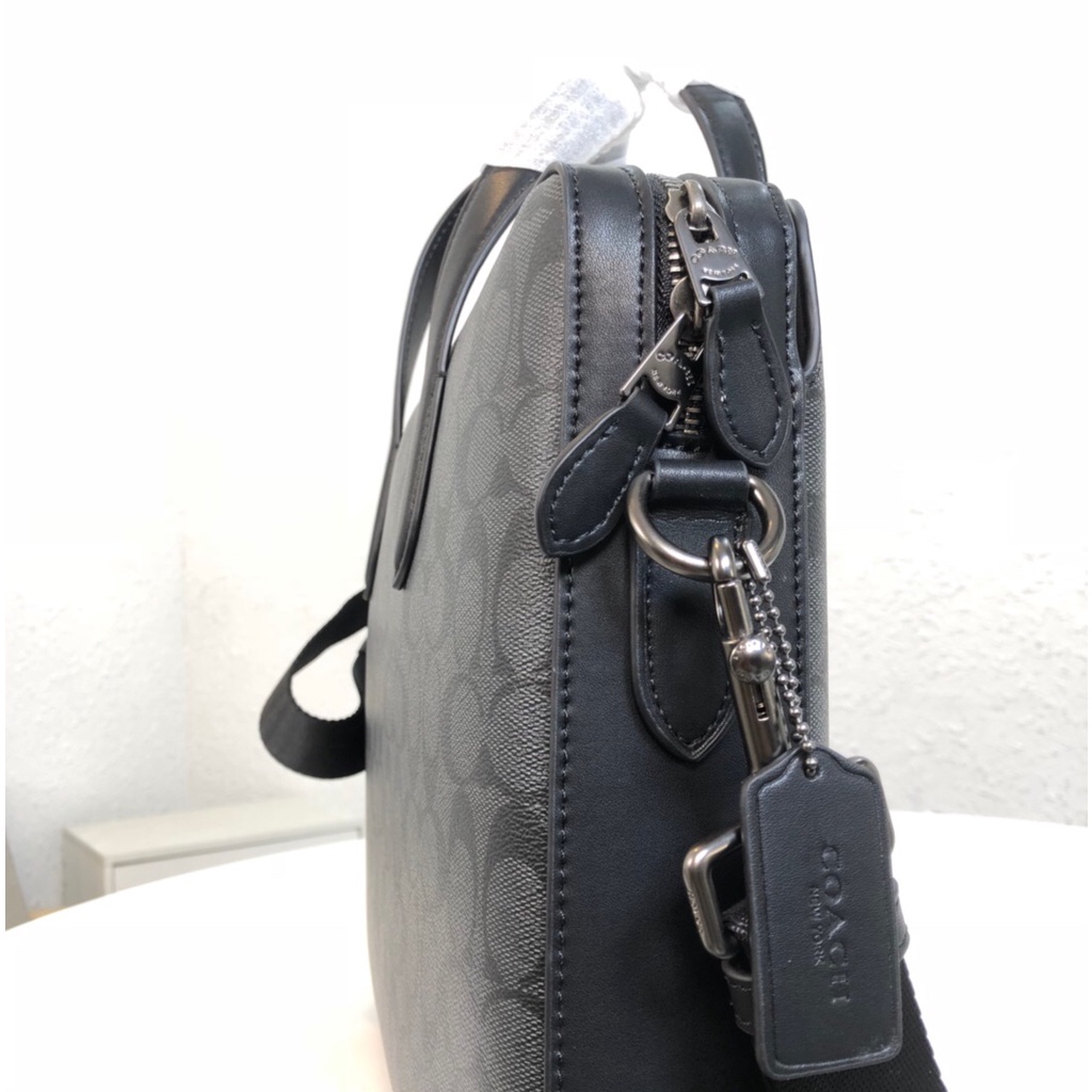 Coach original  2837   men's new briefcase handbag shoulder bag messenger bag  gwb