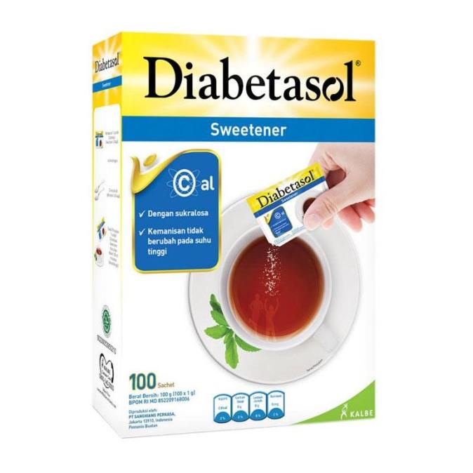 

DIABETASOL SWEETENER ISI 100 SACHET